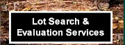 Lot Search & Evaluation Services