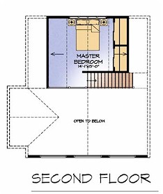 The Pine Siskin second floor plan